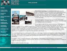 Tablet Screenshot of marksmetal.com